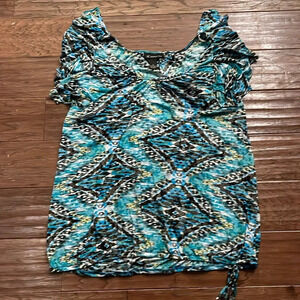 INC Short Sleeve Women’s Shirt Size 1X